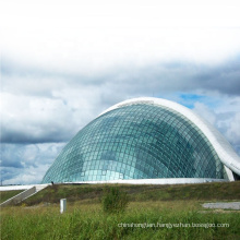 Prefabricated glass atrium dome roof building